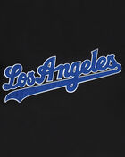 Los Angeles Dodgers Classic Chenille Double Knit Short Sleeve Pull Over Hoodie