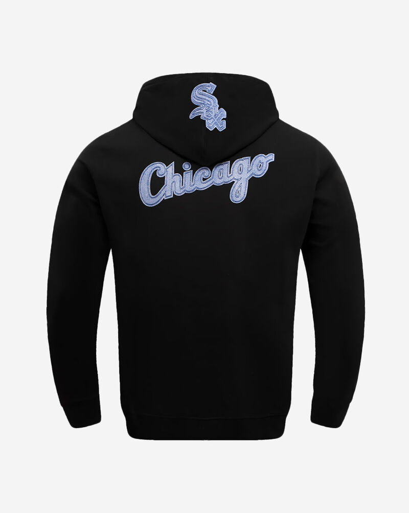 PRO STANDARD Chicago White Sox Varsity Blues Pullover Hoodie LCW539148-BLK Black 3