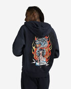 Ed Hardy Tiger Flame Full Zip Hoodie EHM13036-NVY Blue 2