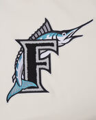 Florida Marlins Retro Classic Fleece Cropped Pullover Hoodie