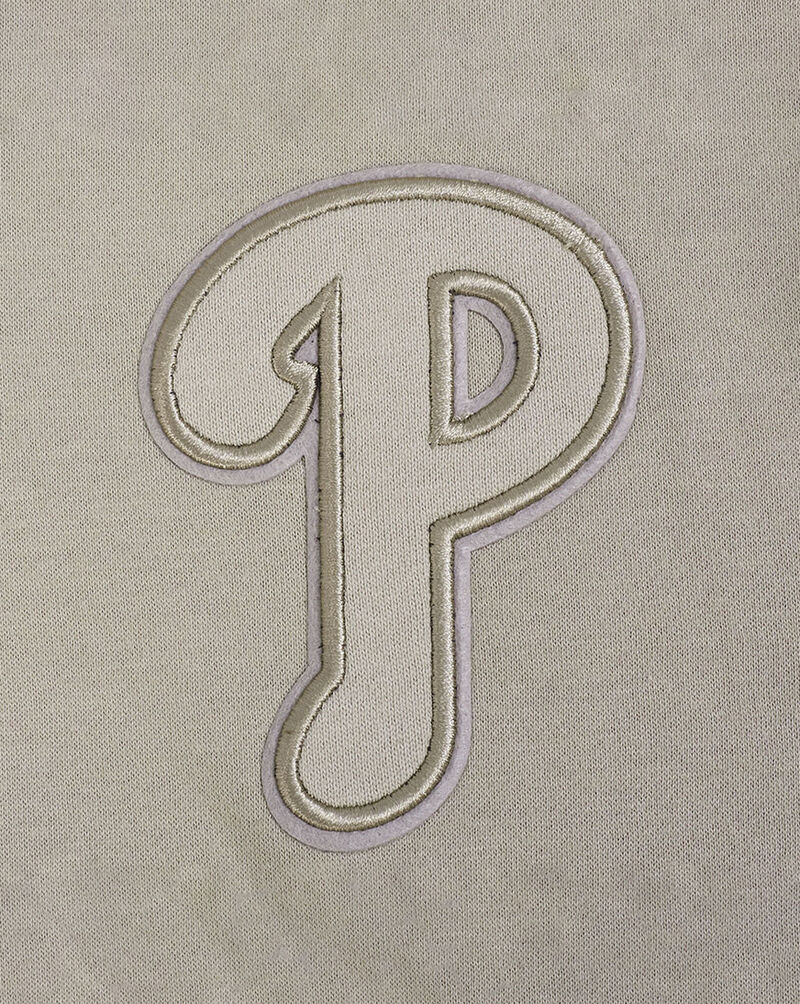 PRO STANDARD Big Boys' Philadelphia Phillies Neutral Fleece Pull Over Hoodie LPHB5315028-TAU Beige 2