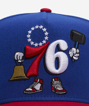 9Fifty Philadelphia 76ers A-Frame Snapback Hat