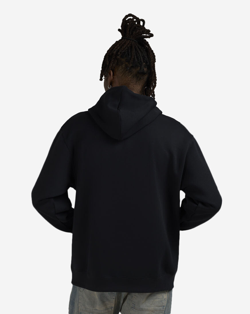 Shop New Balance Sport Essentials Fleece Logo Hoodie MT41505-BK