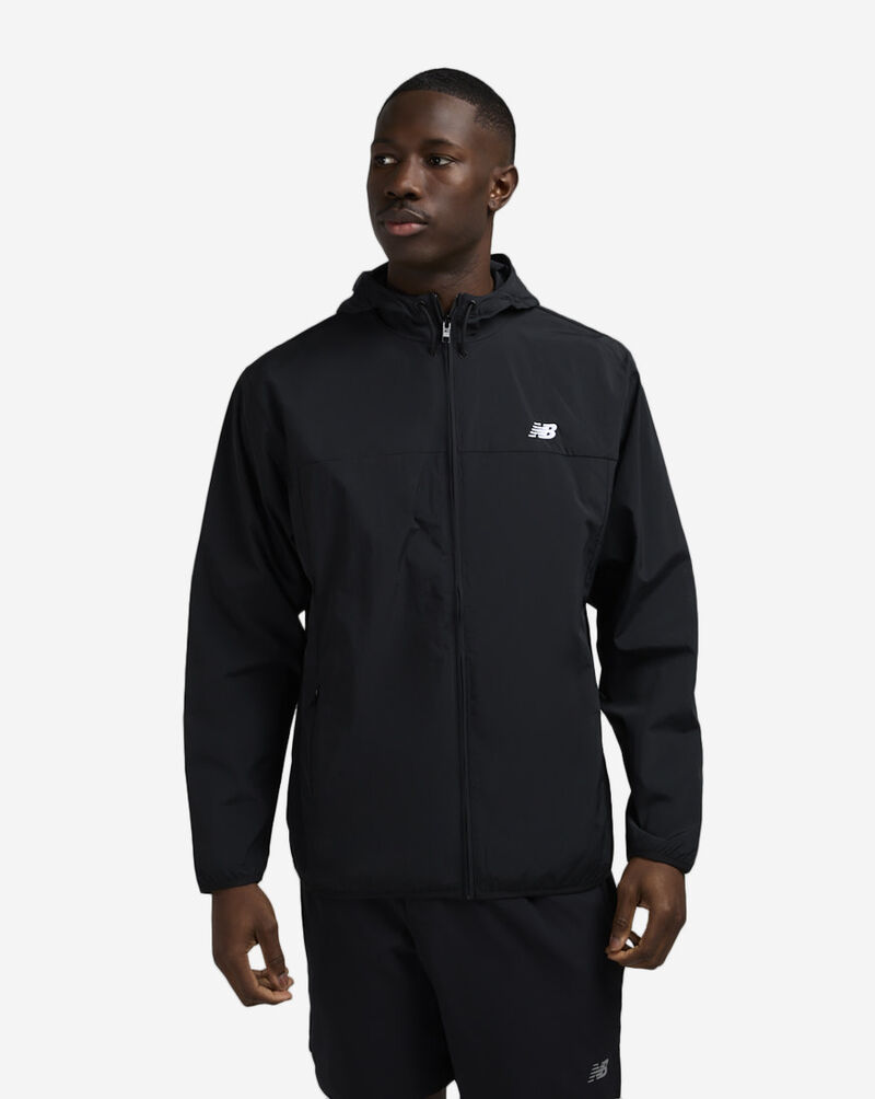 New Balance Athletics Full Zip Woven Jacket MJ41506-BK Black 1