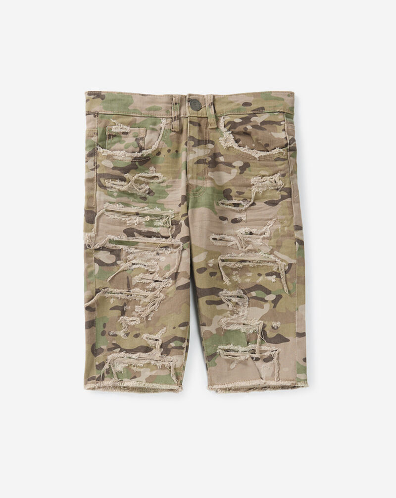 Jordan Craig Kids' Distressed Shorts (8-16) J333SCB-CAMO Camo 1