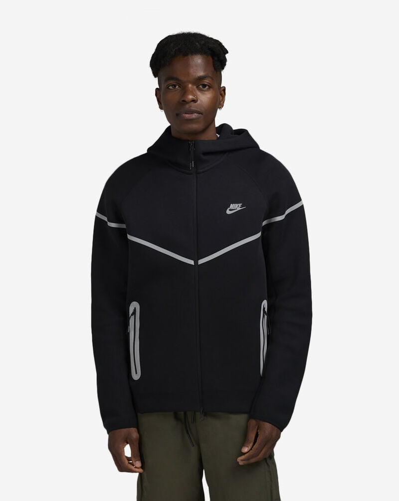 Nike Tech Windrunner Fleece Reflective Full-Zip Jacket FZ0754-010 Black 1