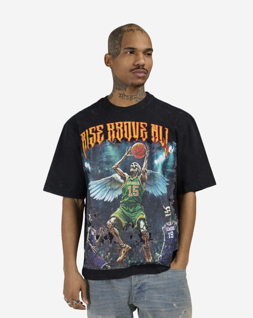 Shop Graphic Tees Rise Above All Tee RD5-026-001 black | SNIPES USA