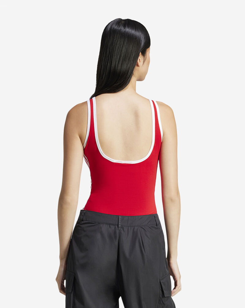 adidas 3-Stripes Bodysuit  JD4632 Red 2