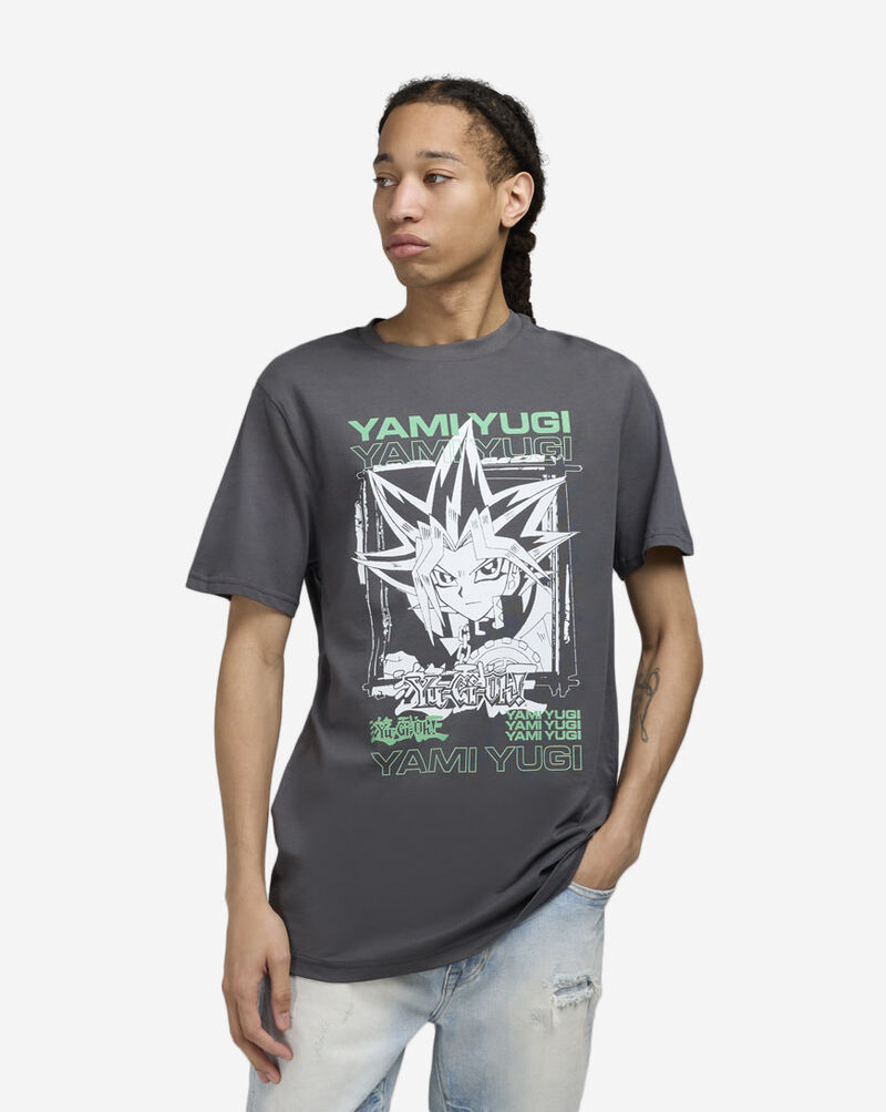 Mister Tee YU-GI-OH Yami Yugi Tee MCUS034-US-02457 Grey 1