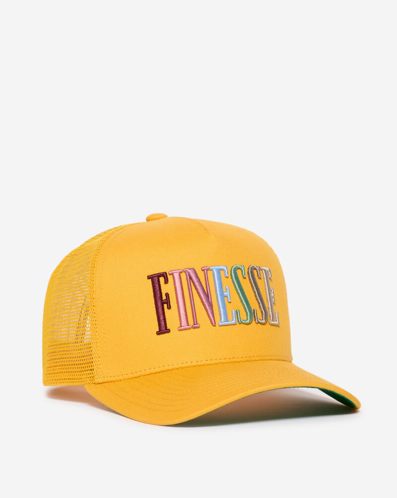 Field Grade Finesse Twill Mesh Back Trucker Hat 1006539 Yellow 1