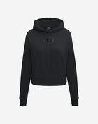 Brooklyn Nets Triple Black Cropped Pullover Hoodie