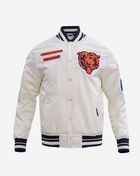 PRO STANDARD Chicago Bears Retro Classic Rib Satin Jacket FCH643384-EMN cream 1