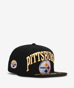 59Fifty Pittsburgh Steelers Oversized Script Fitted Hat