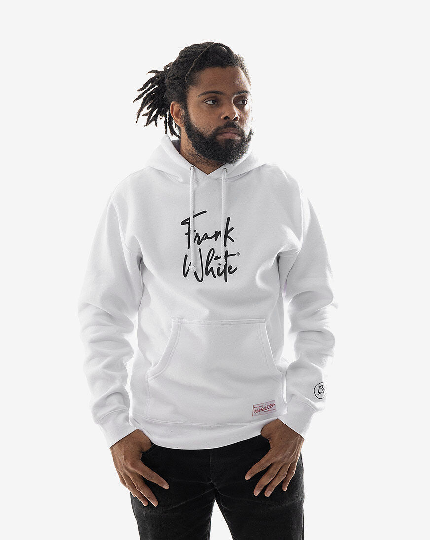 Shop Mitchell & Ness Frank White Legacy Reborn Hoodie