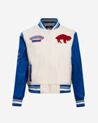 PRO STANDARD Buffalo Bills Retro Classic Rib Wool Varsity Jacket FBBH43999-ERB cream 1