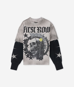 Kids' Thermal Smiley Skull Tee