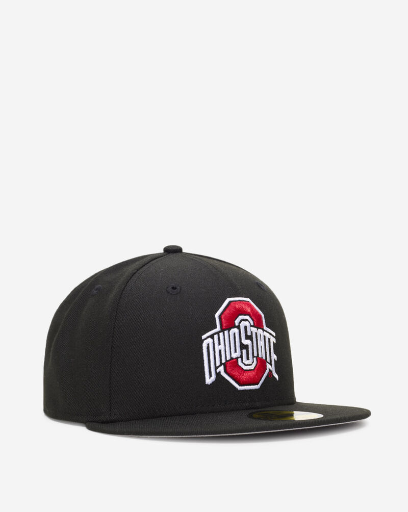 New Era 59Fifty Ohio State Logo Fitted Hat  70613583 Black 1