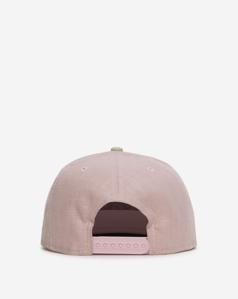 New Era 9Fifty Atlanta Braves A-Frame Snapback Hat 60945079 Pink 3