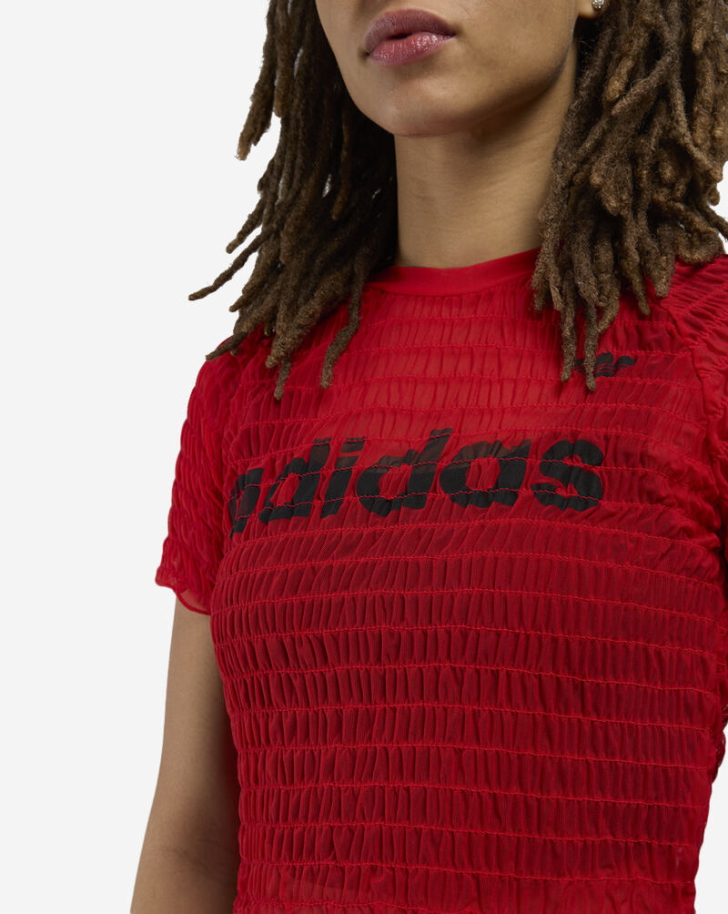 adidas Smocked Cali Tee KE3432 Red 3