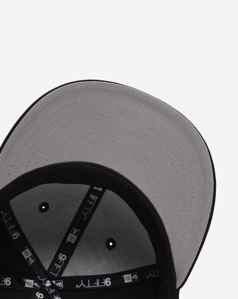 New Era 9Fifty Philadelphia 76ers Metallic Snapback Hat 60914579 Black 4
