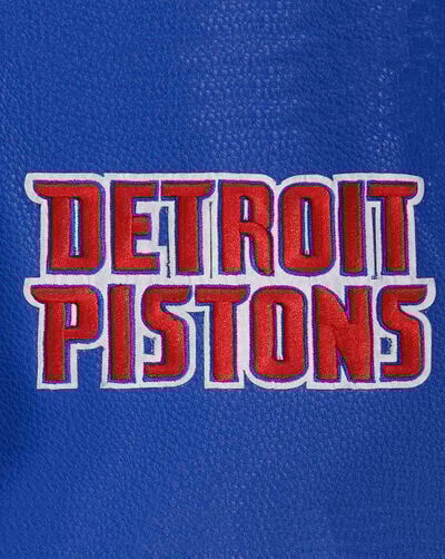 Detroit Pistons Retro Classic Rib Wool Varsity Jacket Detroit Pistons Retro Classic Rib Wool Varsity Jacket