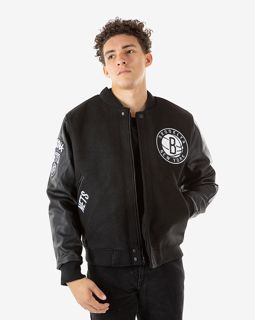 nets varsity jacket