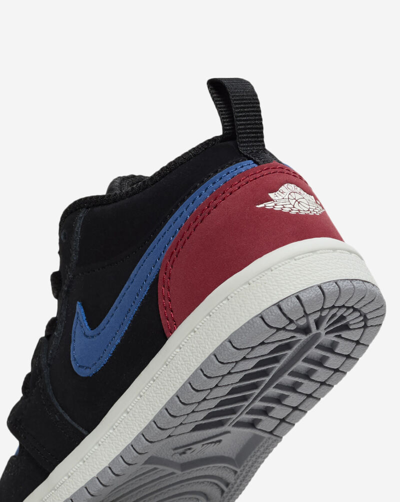 Jordan Toddler Air Jordan 1 Low 644476-049 Black 8