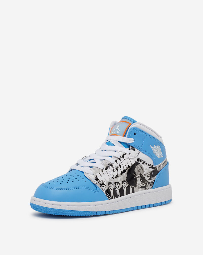 Shop Jordan Grade School Air Jordan 1 Mid SE DR6492-100 blue | SNIPES USA