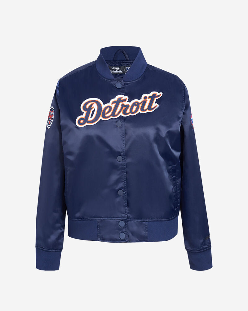 PRO STANDARD Detroit Tigers Classic Satin Jacket LDTU34403-MDN Blue 1