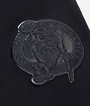 Boston Celtics Triple Black Double Knit Tee