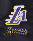 PRO STANDARD Los Angeles Lakers Retro Classic Rib Satin Jacket BLLU56219-BKY Black 4