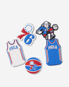 NBA Philadelphia 76ers 5 Pack Jibbitz Charms