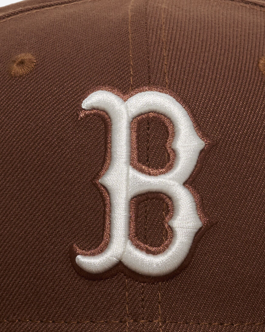 Shop New Era 59Fifty Boston Red Sox Fitted Hat 70958618 brown
