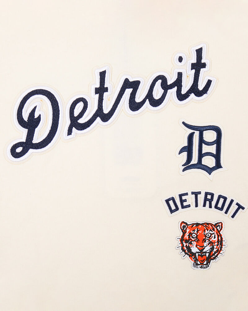 PRO STANDARD Big Girls' Detroit Tigers Retro Classic Boxy Tee LDTBA315087-EGG cream 2