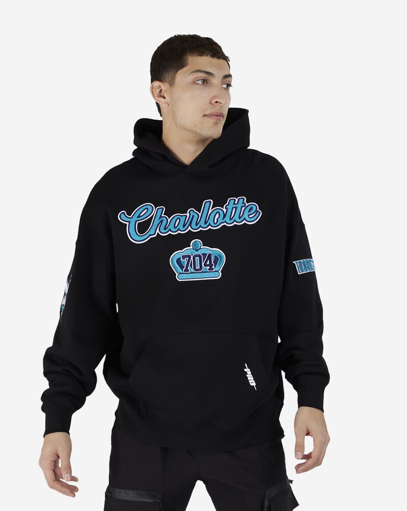 PRO STANDARD Charlotte Hornets Area Code Hoodie BCH5515695-BLK Black 1