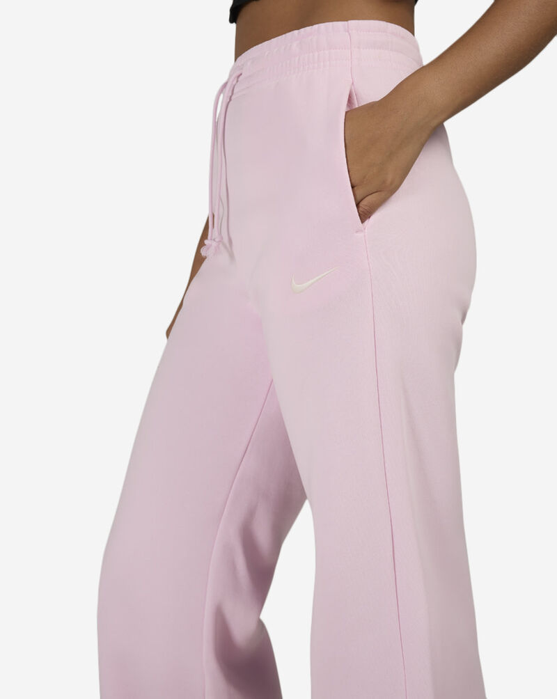 Nike NSW Phoenix Fleece High-Waisted Wide-Leg Pants IH1011-663 Pink 3