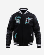 Florida Marlins Retro Classic Rib Wool Varsity Jacket