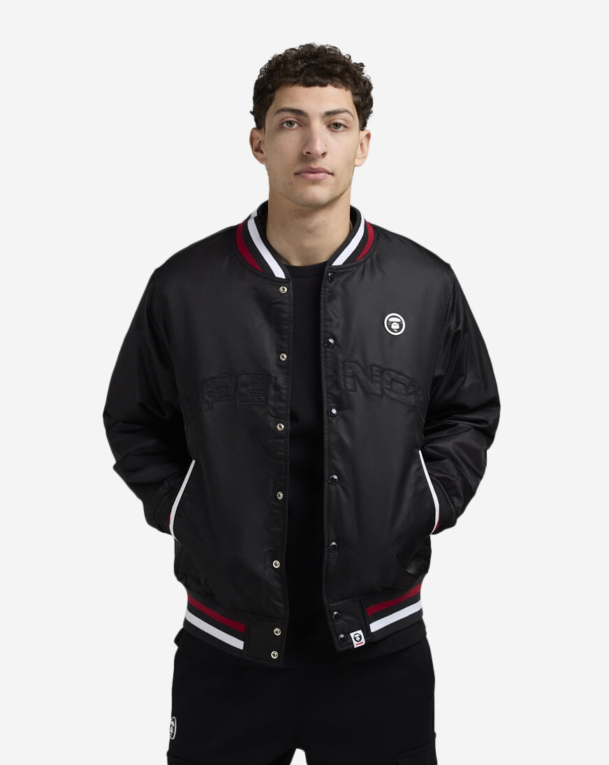バーガーキングTrack Jacket Mサイズ　長袖　ooparts Shop AAPE Baseball Padded Jacket AAPJK7656XXN-BKX black | SNIPES USA