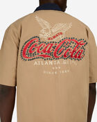 Preme Coca Cola Woven Shirt PRWT139-KHA Beige 4