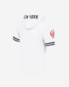 PRO STANDARD New York Yankees Classic Chenille Double Knit Pull Over Hoodie  LNY135085-WMN White 3