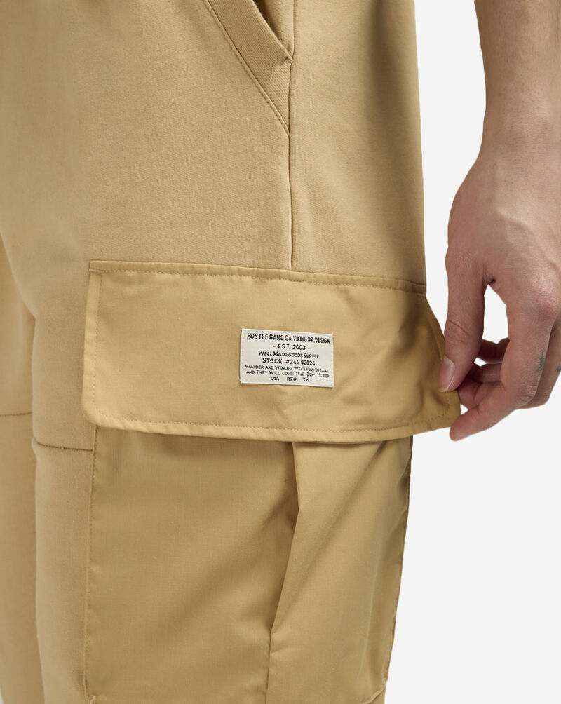 Hustle Gang Practice Cargo Pants 2411110-FRA Beige 3