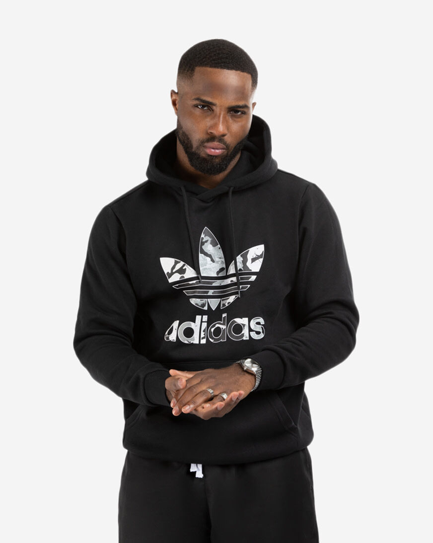 Camo trefoil hoodie