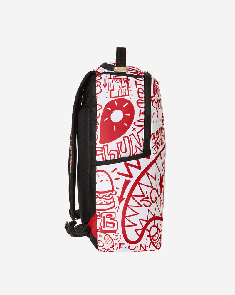 Sprayground Half Sponge Shark Backpack B5004 Multi 3