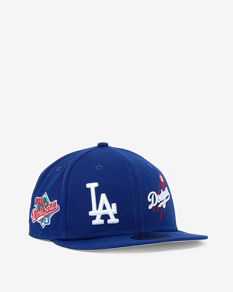 Shop New Era 59fifty Los Angeles Dodgers Patch Pride Hat 60138915 blue