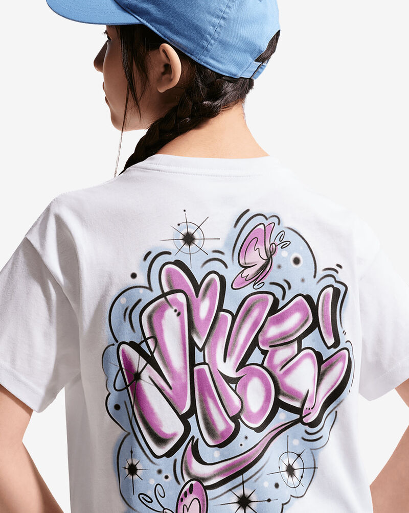 Nike Big Kids' NSW T-Shirt IR5190-100 White 4