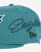New Era 9Fifty Philadelphia Eagles Script A-Frame Snapback Hat 60957166 Green 2