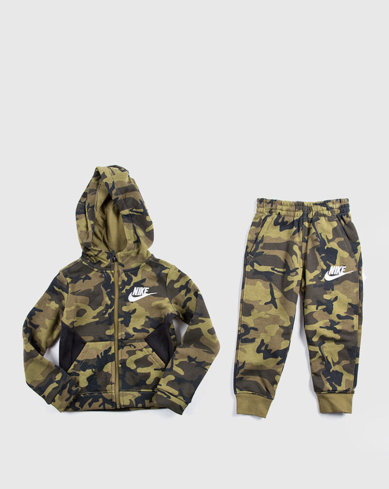 nike black camo tracksuit