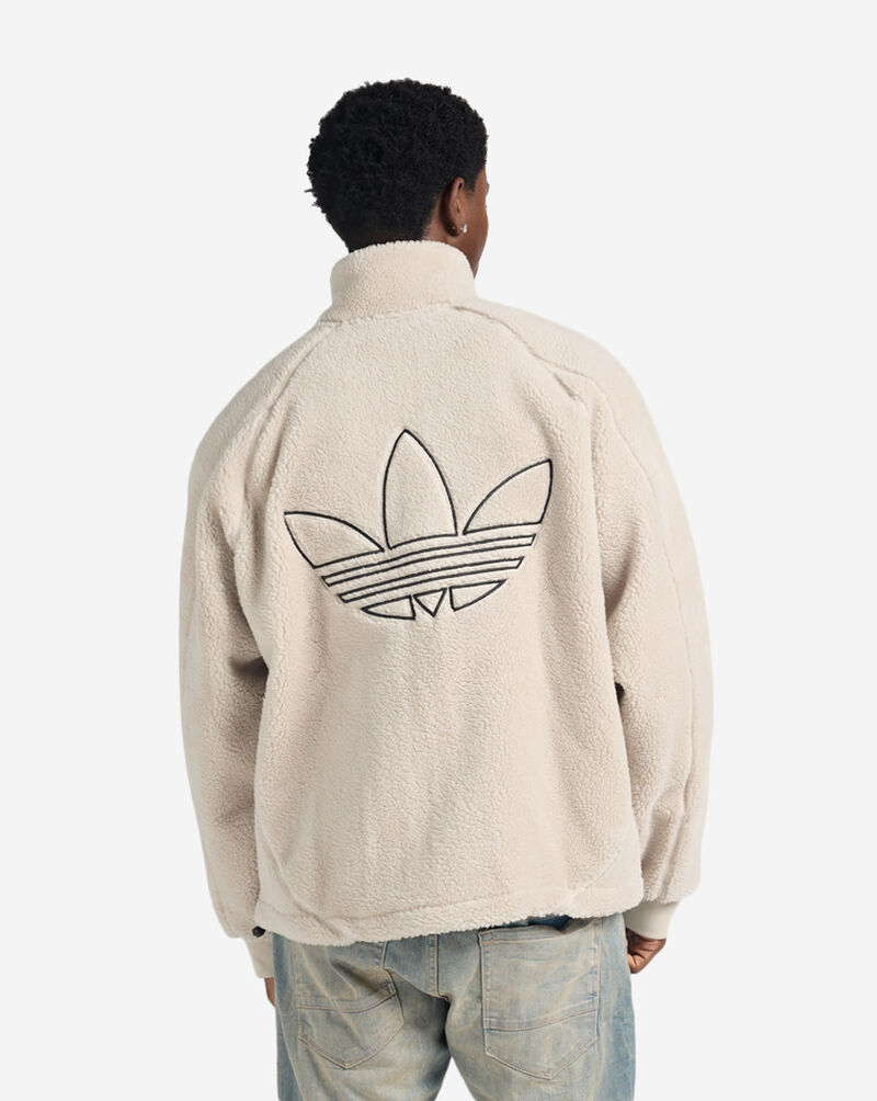 adidas Full Zip Teddy Fleece Jacket KY0040 White 2