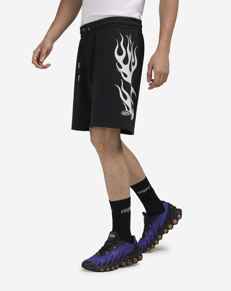 Flames Foil Fleece Shorts