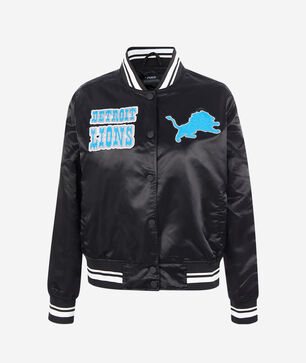 Detroit Lions Retro Rib Satin Jacket